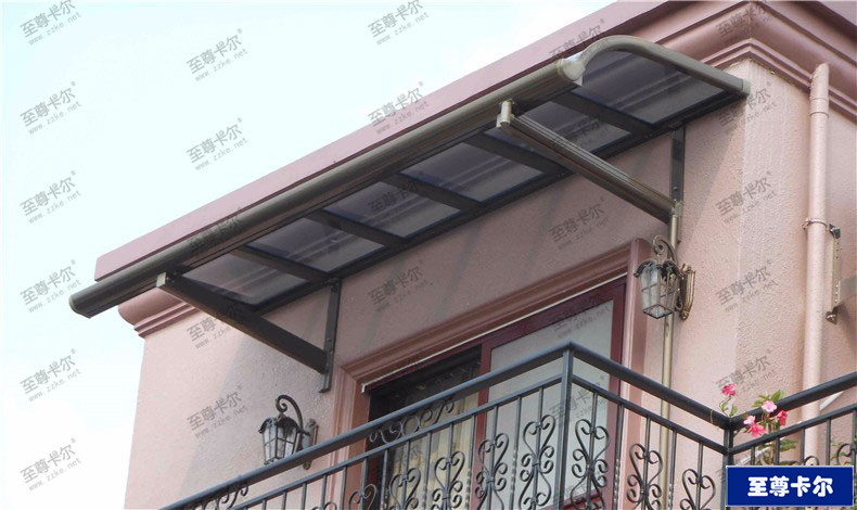 窗戶雨棚圖片欣賞，鋁合金雨棚美觀大氣