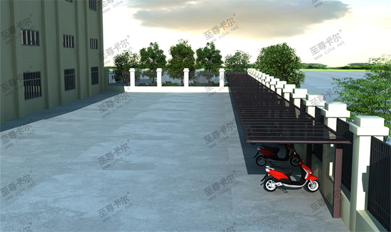 看看這些自行車車棚效果圖|自行車車棚這樣設計，既實用又美觀