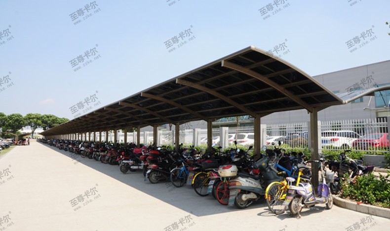 業內簡報：自行停車棚如何選擇？自行車棚廠家給你詳盡數據