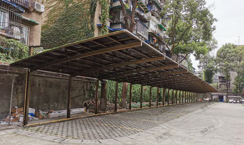 車棚膜結構為啥不好用？鋼膜結構停車棚的實際缺陷分析