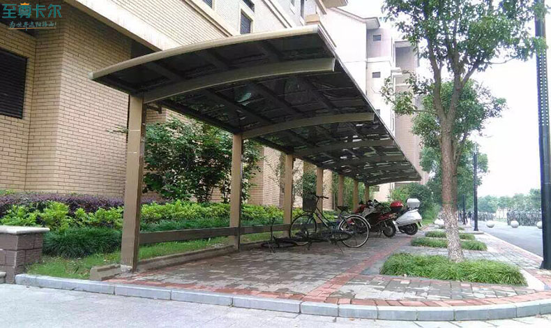 小區電動車棚怎么做？電動車棚廠家價格？